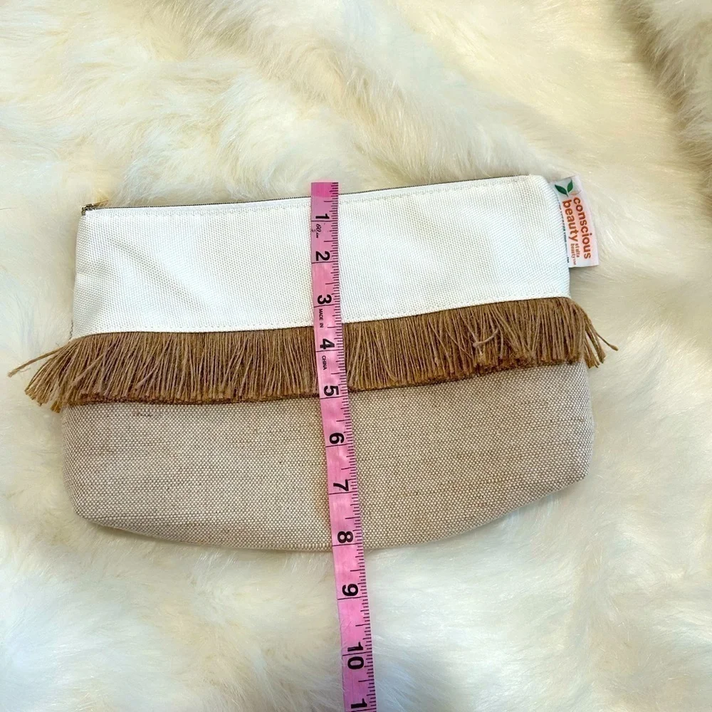 Ulta Beauty large bamboo fiber cosmetic bag